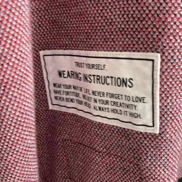 NWT maison mihara Yasuhiro “laundry tag” sweater - Picture 10 of 12